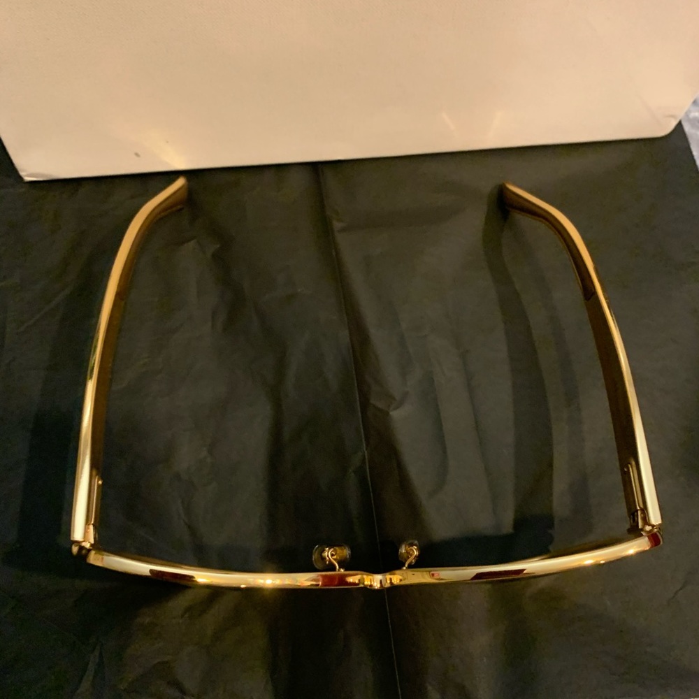 CELINE PARIS BUTTERFLY SUNGLASSES TITANIUM AND GOLD LIMITED EDITION 08/50 - Picture 5 of 9